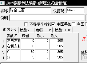 时空之窗指标公式